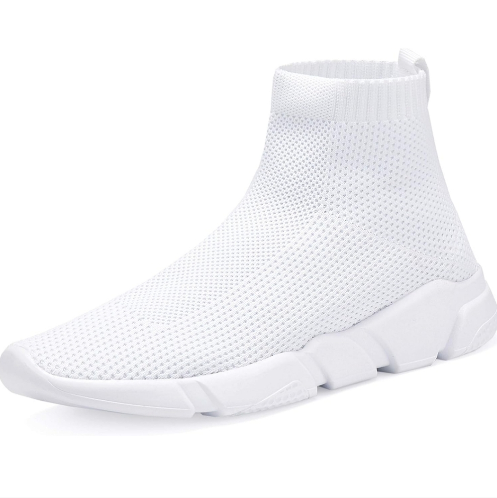 White sock sneakers - NEW (never worn)